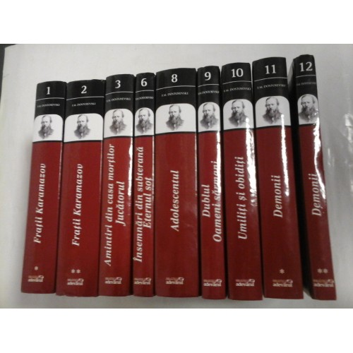 F.M. DOSTOIEVSKI Opere alese 9 volume F.M. DOSTOIEVSKI Opere alese 9 volume
